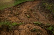 Geologijos tarnyba: po stichinio lietaus Lietuvoje išaugo nuošliaužų pavojus