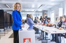 A. Armonaitė išankstiniuose rinkimuose sako balsavusi už ateitį ir didesnę Lietuvą