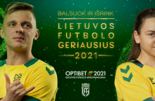 Startuoja 2021-ųjų Lietuvos futbolo geriausiųjų rinkimai