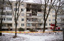 Vyriausybė skyrė 311 tūkst. eurų Viršuliškių daugiabučio gaisro padariniams šalinti