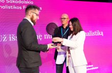 Žurnalistams trečią kartą išdalinti R. Sakadolskio žurnalistikos apdovanojimai