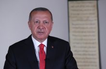 R. T. Erdoganas: Turkijos ligoninėse gydoma per 1 tūkst. „Hamas“ narių