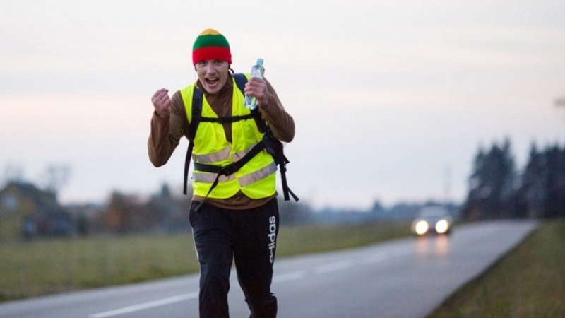 Beprotybė? Per mažiau nei parą tauragiškis tikisi nueiti 130 km 