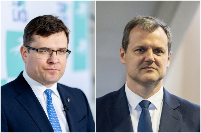Laurynas Kasčiūnas (kairėje) ir Gintautas Paluckas