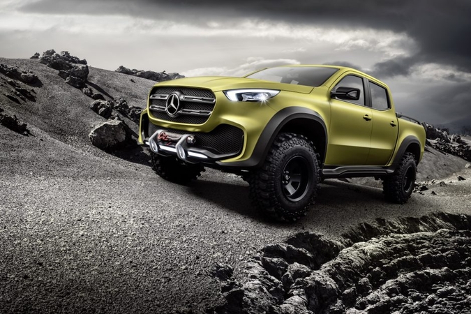 „Mercedes-Benz“ pristatė pirmąjį koncepcinį X klasės pikapą