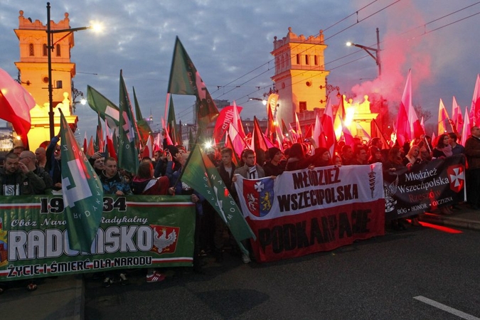 Lenkijos nepriklausomybės dienos iškilmes aptemdė susirėmimai