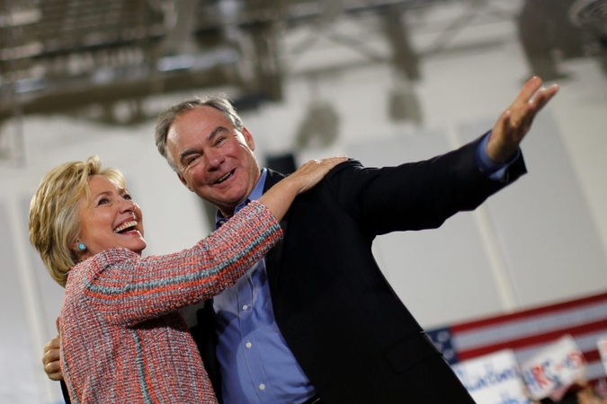 H. Clinton pasirinko kandidatą į JAV viceprezidento postą
