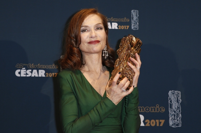 „Cezarių“ apdovanojimuose triumfavo I. Huppert