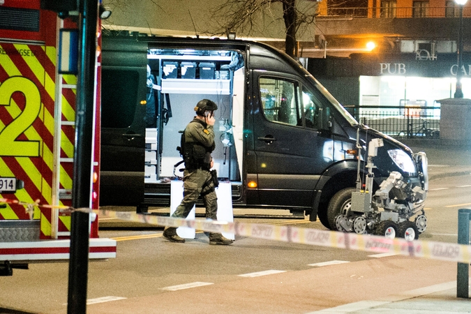Osle rasta bomba neutralizuota, sulaikytas įtariamasis