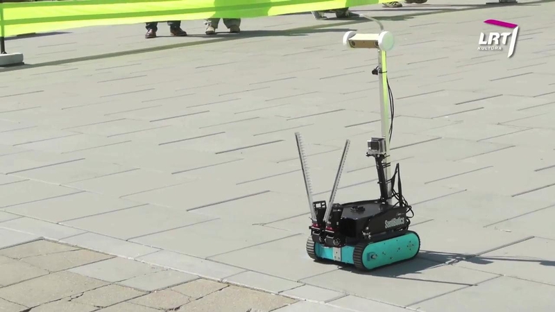 Kaip Kaune varžėsi lietuvių ir latvių robotai