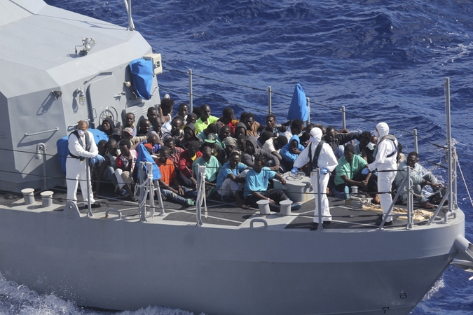 Italiją pasiekė Viduržemio jūroje išgelbėti 254 migrantai