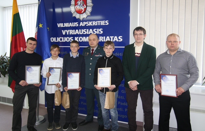 Pilietiškiausiems visuomenės nariams – sostinės policijos padėkos