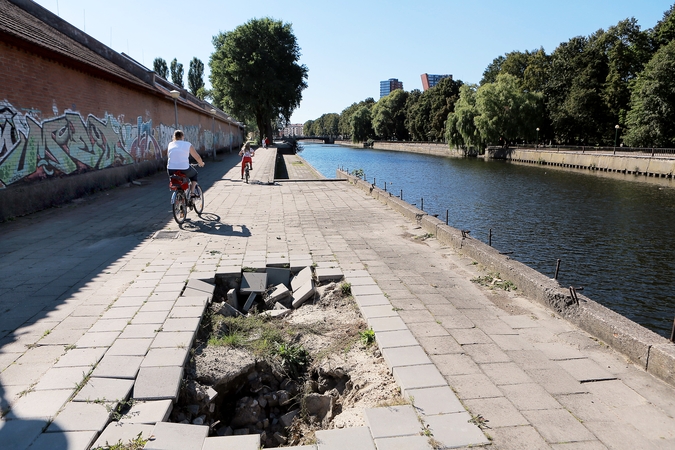 Danės pakrantes tvarkys kitąmet