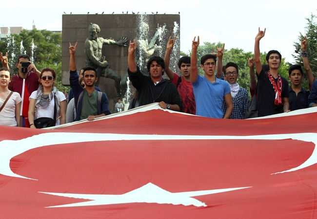 Turkijoje prasidėjo antivyriausybinių protestuotojų teismas