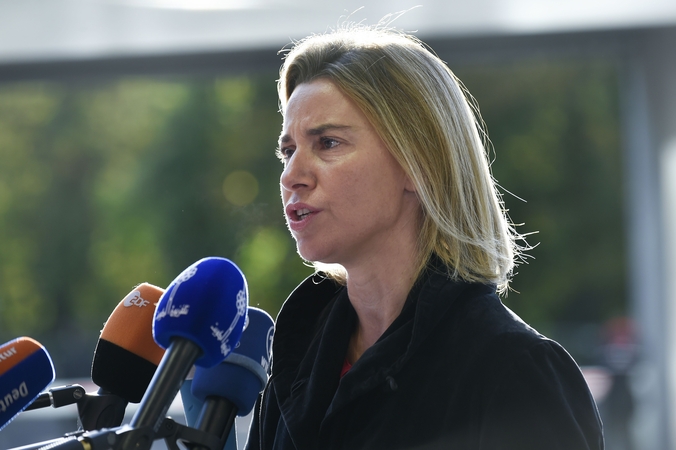 F. Mogherini: Rusijos intervencija Sirijoje – žaidimą keičiantis veiksnys