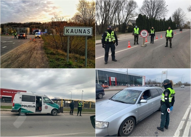 Antra para Kauno apskrityje: vykstančiųjų daug mažiau, pažeidimų daugiau