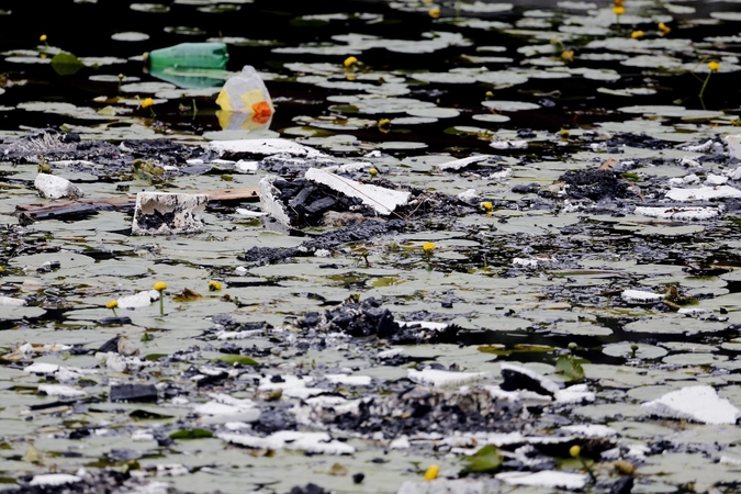 Joninių nakties liekanos tebeplūduriuoja prie Jono kalnelio