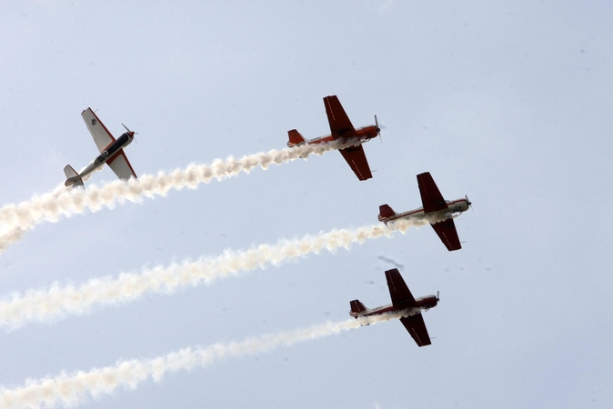 Klaipėdos padangėje – įspūdingas aviacijos šou
