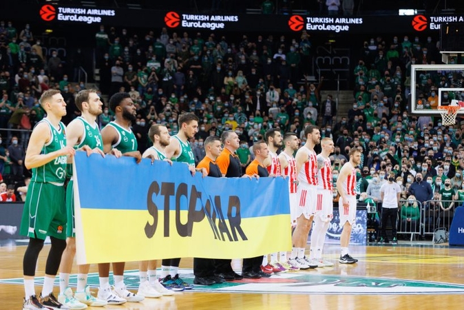 Baudą už Ukrainos palaikymą gavęs „Žalgiris“ sprendimą skųs?