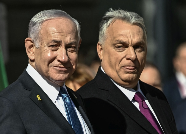 Benjaminas Netanyahu ir Viktoras Orbanas