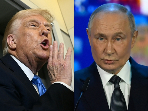 Trumpas sako esąs nepatenkintas, kad Rusija kaip pašėlusi bombarduoja Ukrainą
