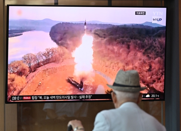Seulas: Šiaurės Korėjos raketos bandymas buvo nesėkmingas