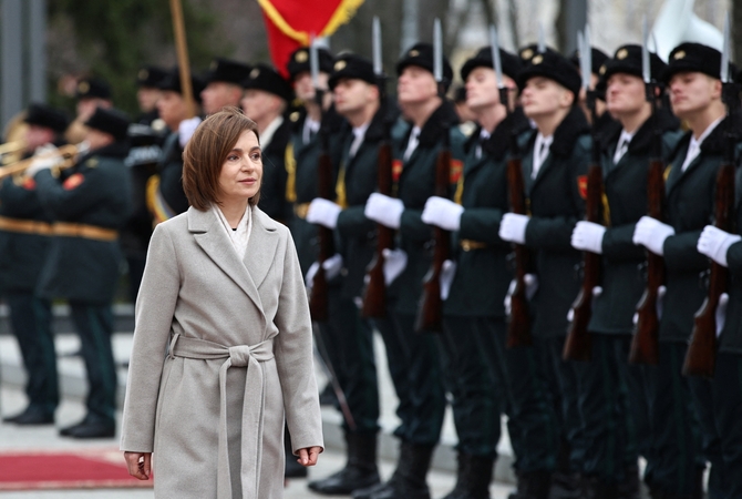 Moldovos vadovė: esame teisingoje istorijos pusėje