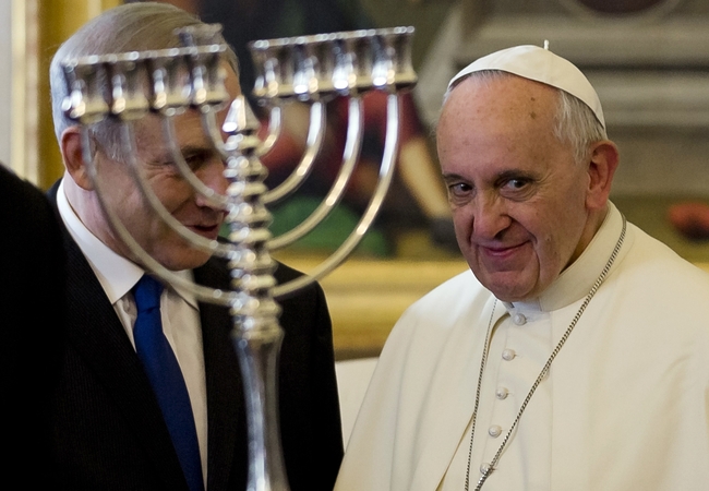 Netanyahu pareiškė užuojautą dėl popiežiaus mirties