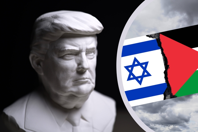 Trumpo planas Gazai kelia pasipiktinimą ir sumaištį