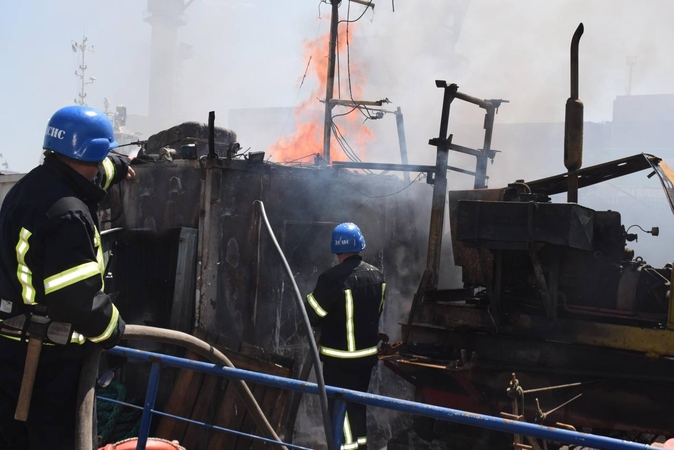 Rusų smūgis Odesos uostui nusinešė keturių sirų gyvybes