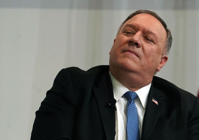M. Pompeo: JAV nėra „bananų respublika“
