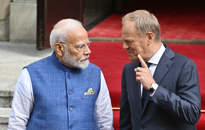 Narendra Modis ir Donaldas Tuskas