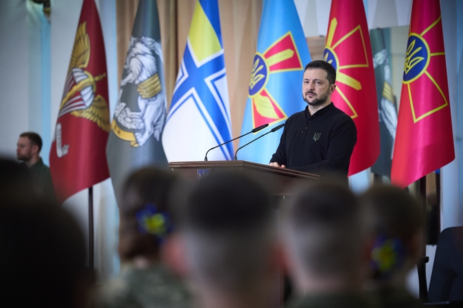 Zelenskis kalba apie galimą apsikeitimą teritorijomis derybose su Rusija