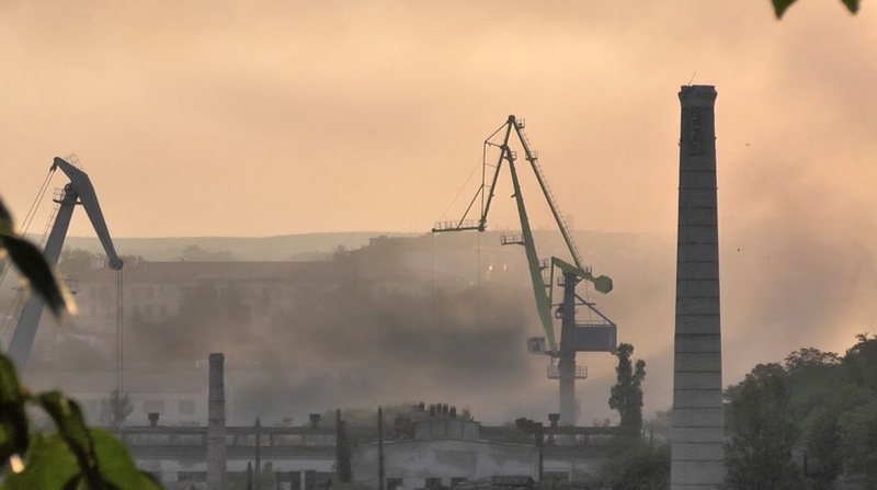 Okupuotame Sevastopolyje nugriaudėjo sprogimai, rusai kalba apie povandeninę ataką