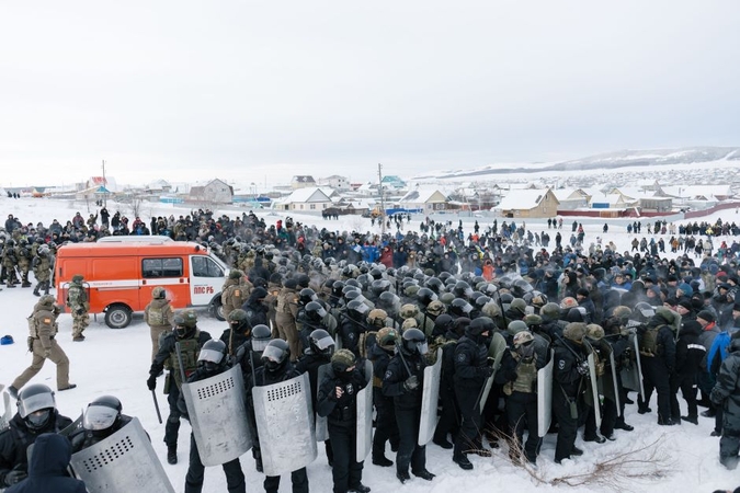 Po protestų Rusijoje suimti dar keturi žmonės