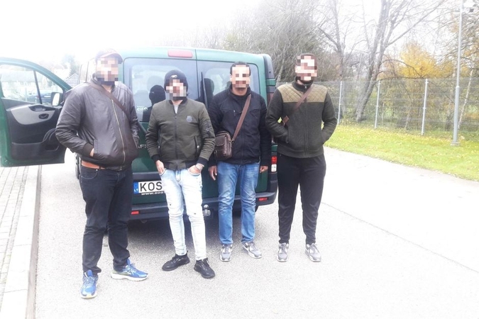 Vilkaviškio rajone sulaikyti keturi neteisėti migrantai