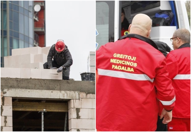 Susižalojo darbo metu: Klaipėdos rajone ant vyro kojos užvirto metalinės sijos