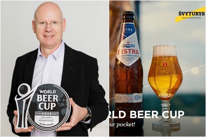 R. Viršilas: „World Beer Cup“ sidabro laimėjimas – naujas „Švyturio“ aludarių pasaulinio meistriškumo įrodymas.