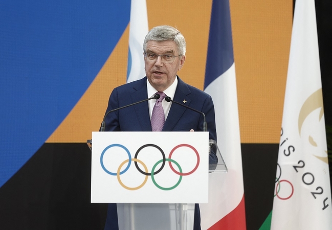 Tarptautinio olimpinio komiteto (TOK) prezidentas Thomas Bachas.