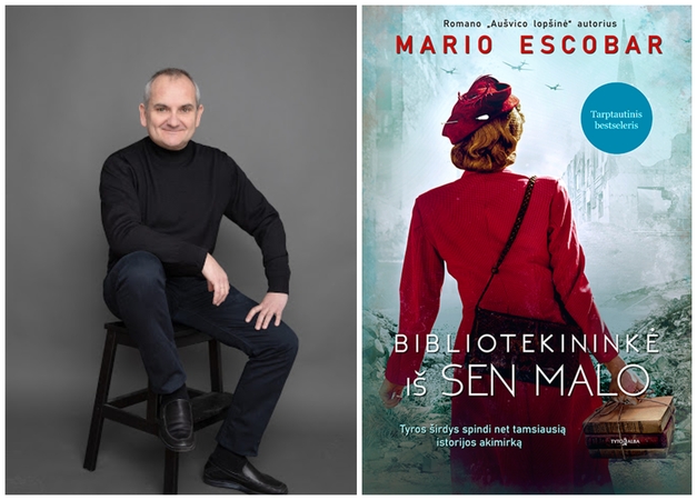 Romano „Bibliotekininkė iš Sen Malo“ autorius: tyros širdys spindi net tamsiausią istorijos akimirką