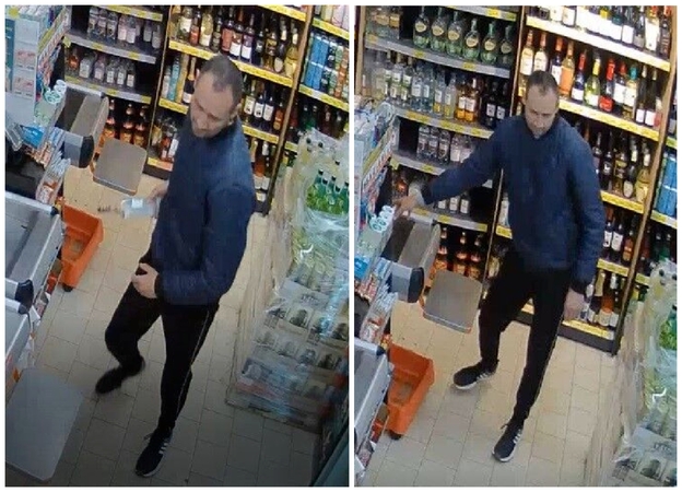 Pareigūnai aiškinasi, kas pamiršo susimokėti už alkoholį