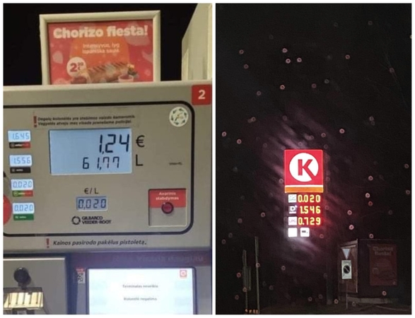 Ar teisėtai pasielgė lietuviai, „Circle K“ degalinėse kuro prisipylę už centus?