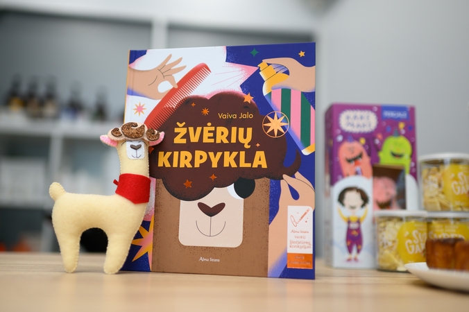 Knygos idėją iliustruotojai pašnibždėjo kirpyklos bijantys vaikai