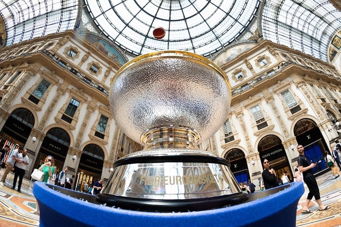 „EuroBasket“ čempionų trofėjų bus galima gyvai pamatyti Alytuje