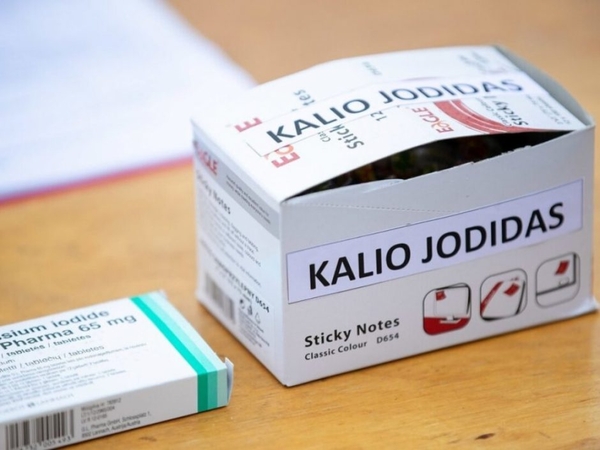 Primena nevartoti kalio jodido tablečių ir kitų jodo preparatų