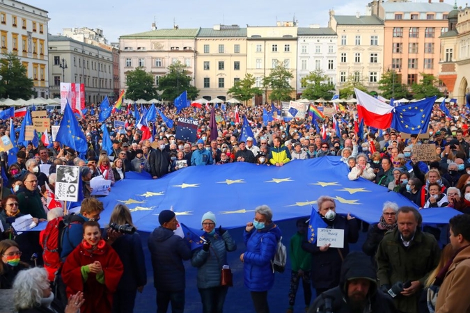 Signataras: Lenkija niekada neišstos iš Europos Sąjungos