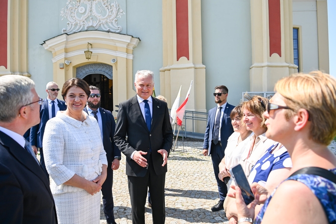G. Nausėda Lenkijos lietuviams: jūs esate mūsų valstybes vienijanti jėga