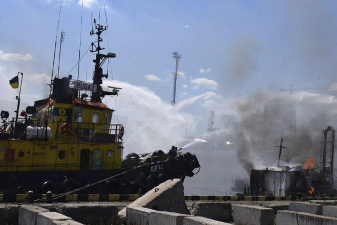 Prezidentūra: tai, kad Rusija po susitarimo pasirašymo bombardavo Odesos uostą, ne siurprizas