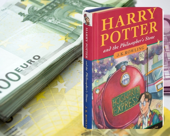 Retas knygos apie Harį Poterį egzempliorius aukcione parduotas už 417 000 eurų