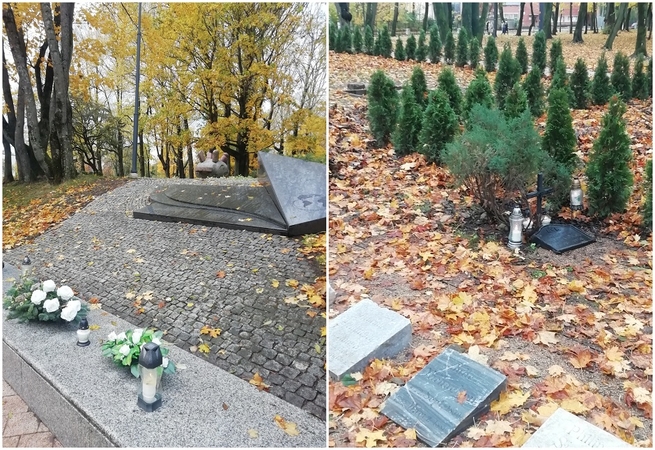 Senosiose Klaipėdos kapinėse liepsnoja žvakės